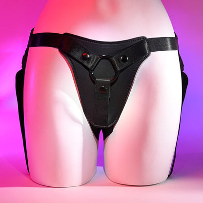 Gender X PLEASURE HARNESS Black Adjustable Harness (No Probe Included)