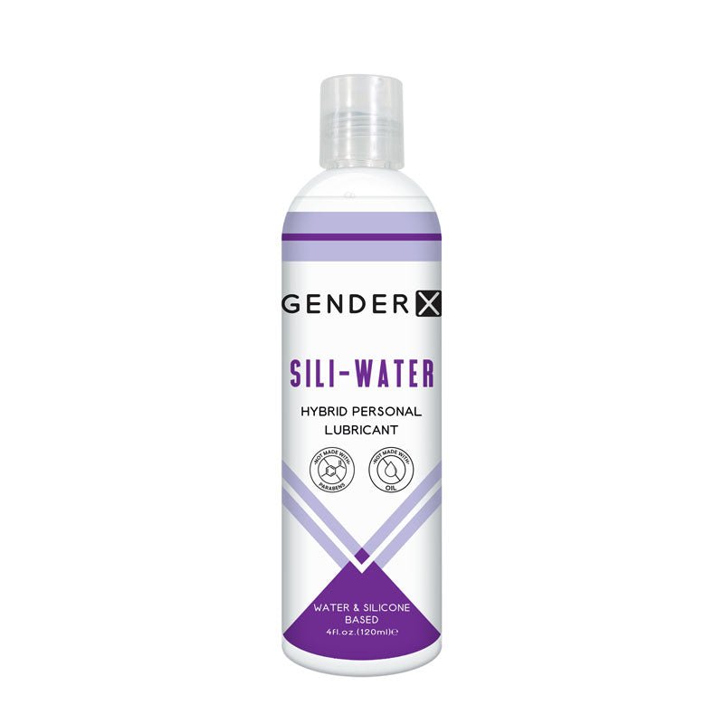 Gender X SILI - WATER - 120 ml - Hybrid Lubricant - 120 ml Bottle