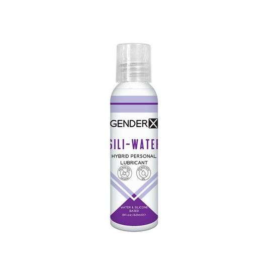 Gender X SILI - WATER - 60 ml - Hybrid Lubricant - 60 ml Bottle