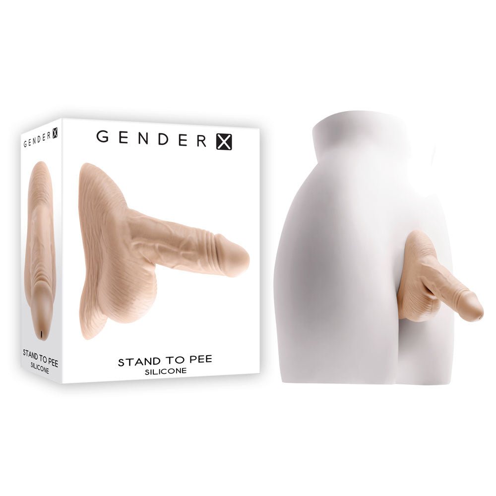 Gender X SILICONE STAND TO PEE - Light Flesh Realistic Urination Aid