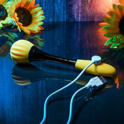 Gender X SUNFLOWER - 20 cm USB Rechargeable Massage Wand