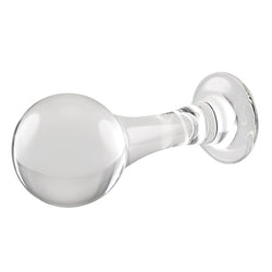 Gender X THE BALLER - Clear Glass 11 cm Anal Plug