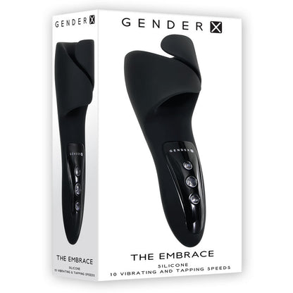 Gender X THE EMBRACE Black USB Rechargeable Male Vibrator