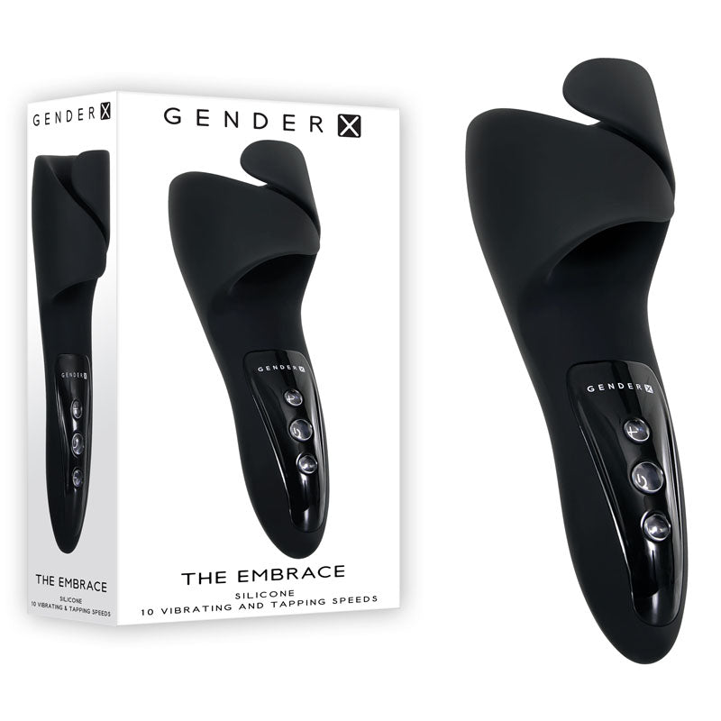 Gender X THE EMBRACE Black USB Rechargeable Male Vibrator