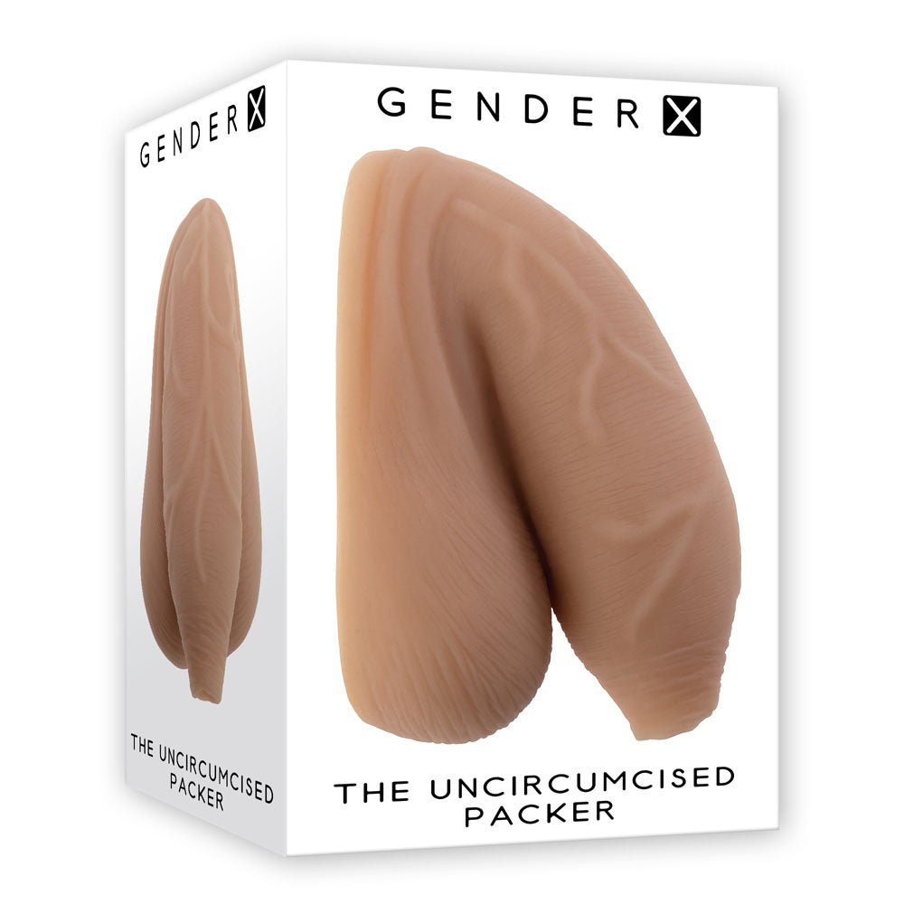 Gender X THE UNCIRCUMCISED PACKER - Medium Tan 11.5 cm Packer