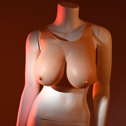 Gender X UNDERGARMENTS - PLATE E - CUP - Light Flesh Wearable Breasts - E - Cup Size