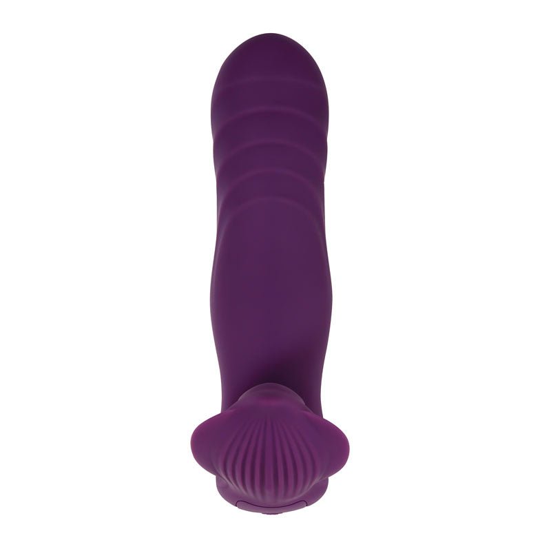 Gender X VELVET HAMMER Purple Rechargeable Wearable Vibe with Remote