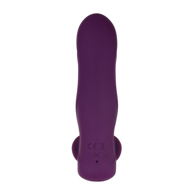 Gender X VELVET HAMMER Purple Rechargeable Wearable Vibe with Remote