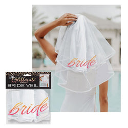 Glitterati - Bride Veil - Hens Party Novelty Veil