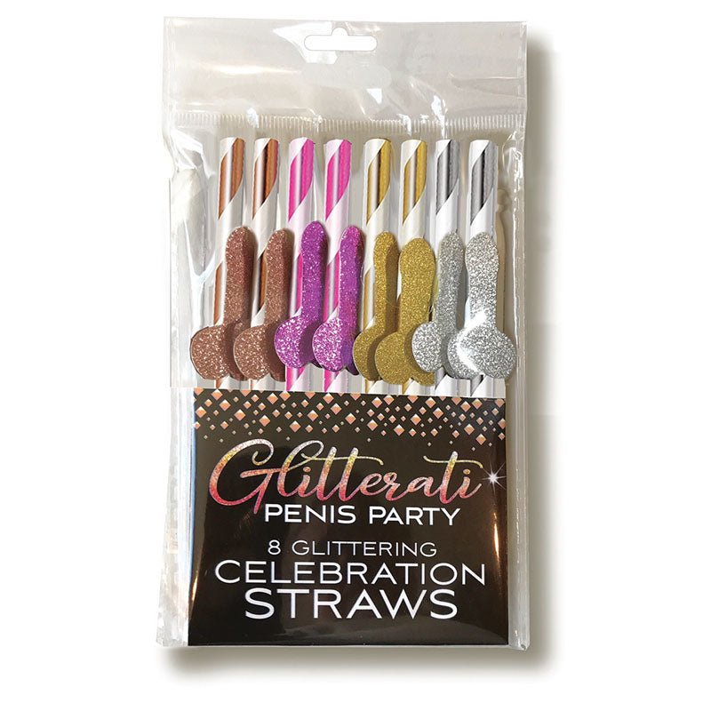 Glitterati - Celebration Party Straws 8 Pack