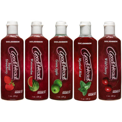 Goodhead Oral Delight Gel 5 - Pack - Flavoured Oral Lotions - Set of 5 x 30 ml Bottles