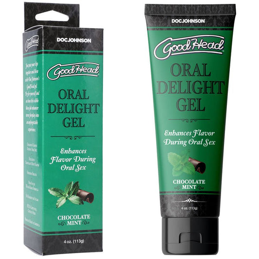 GoodHead Oral Delight Gel - Chocolate Mint - Chocolate Mint Flavoured Oral Gel - 120 ml Tube