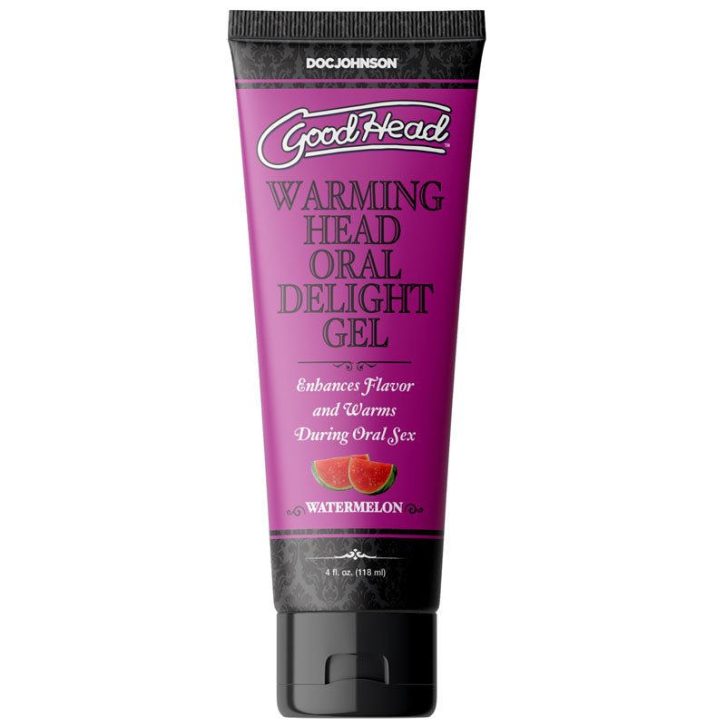 GoodHead Warming Head Oral Delight Gel - Watermelon - Watermelon Flavoured Oral Gel - 120 ml Tube