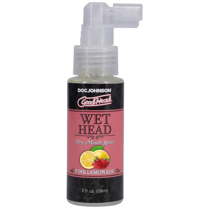 Goodhead Wet Head Dry Mouth Spray Pink Lemonade Flavoured - 59 ml Bottle