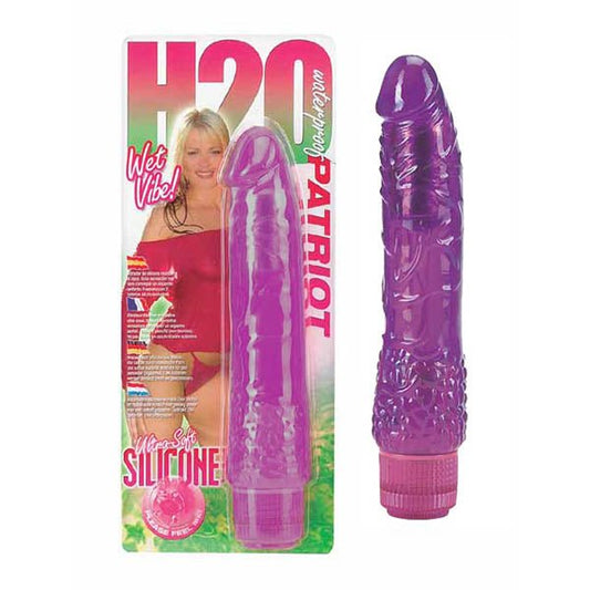 H2O Patriot - Purple 20.3 cm (8'') Vibrator