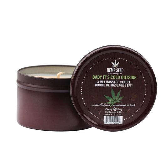 Hemp Seed 3 - In - 1 Massage Candle - Baby It's Cold Outside 170 g