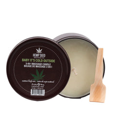 Hemp Seed 3 - In - 1 Massage Candle - Baby It's Cold Outside 170 g