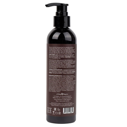 Hemp Seed Massage Lotion Kashmir Musk (Brandy, Jasmine, Cedarwood Musk) Scented - 237 ml Bottle