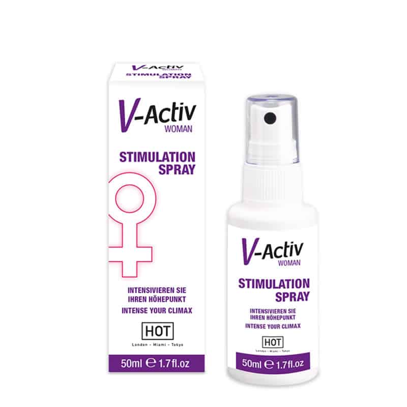 HOT V - activ Stimulation Spray - Enhancer Spray for Women - 50 ml Bottle