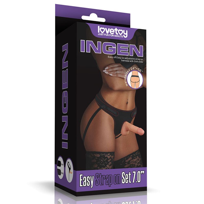 Ingen Easy Strap - On Set - Flesh 17.8 cm (7'') Strap - On