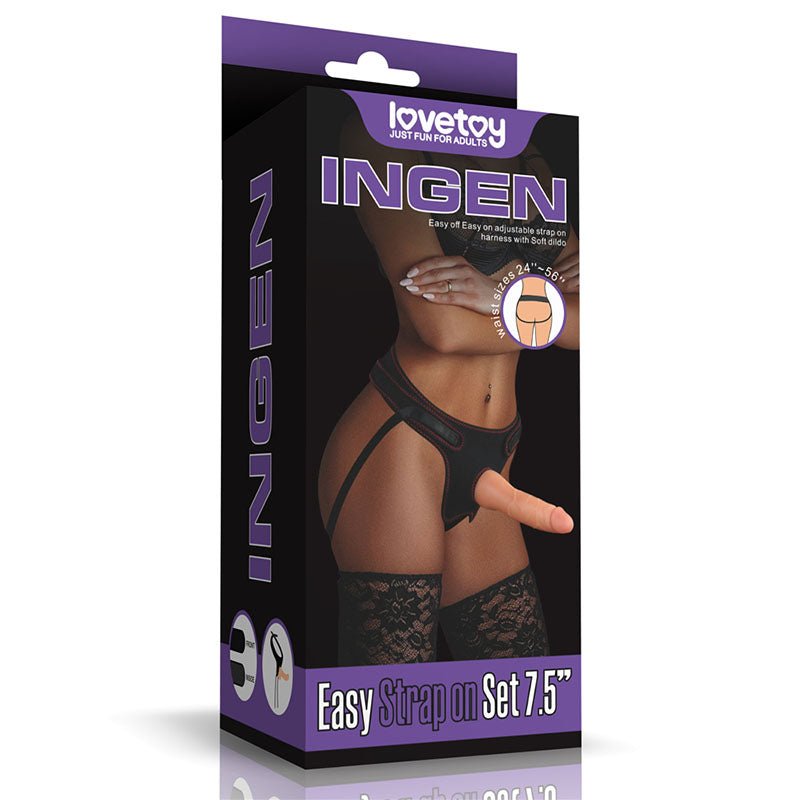 Ingen Easy Strap - On Set - Flesh 19 cm (7.5'') Strap - On