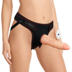 Ingen Vibrating Easy Strap-On Set Flesh 19 cm (7.5'') Vibrating Strap-On