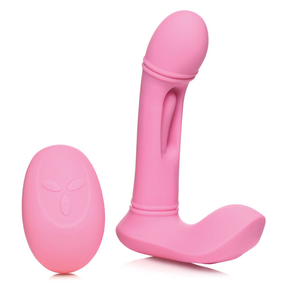 Inmi Flickers G-Flick Flicking G-Spot Vibrator 15cm USB Rechargeable with Remote