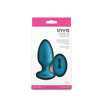 INYA Alpine 2.0 Teal 10.7 cm USB Rechargeable Butt Plug with Wireless Remote