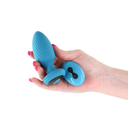 INYA Alpine 2.0 Teal 10.7 cm USB Rechargeable Butt Plug with Wireless Remote