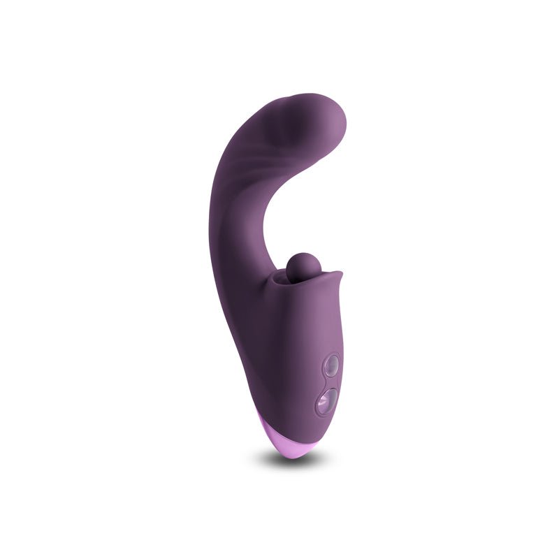 INYA Caprice - Purple 17.7 cm USB Rechargeable Vibrator with Clitoral Thumper