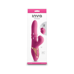 INYA Enamour - Pink 31.5 cm USB Rechargeable Vibrator with Air Pulse