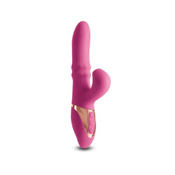 INYA Enamour - Pink 31.5 cm USB Rechargeable Vibrator with Air Pulse