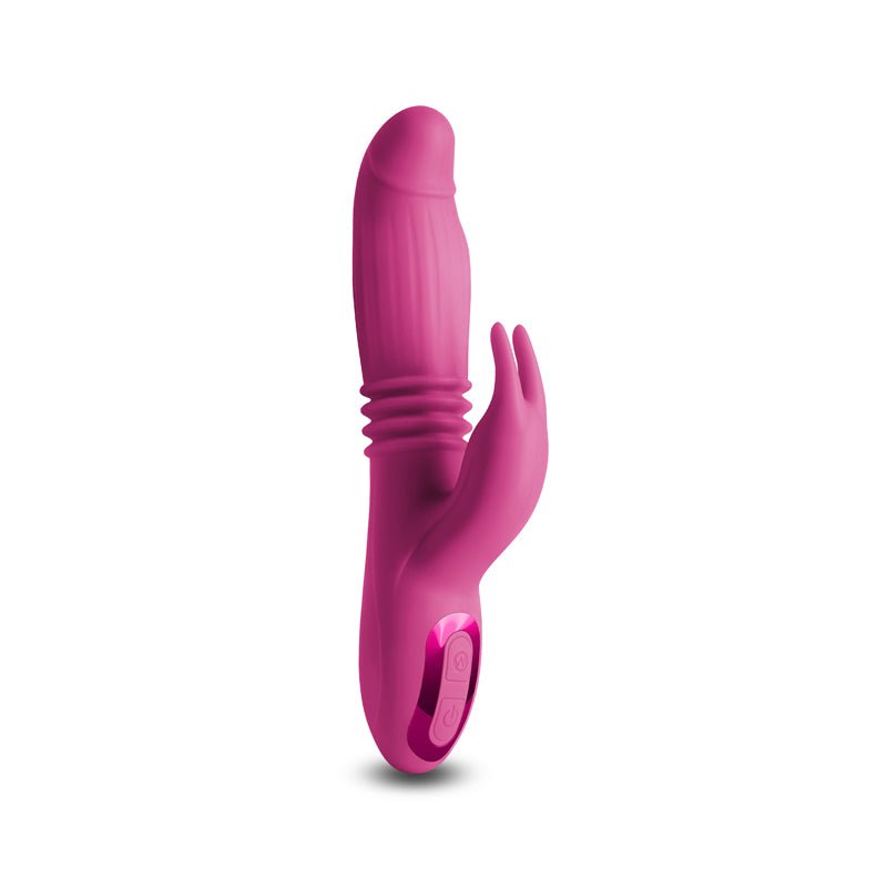 INYA Passion - Pink 22.2 cm USB Rechargeable Thrusting Rabbit Vibrator
