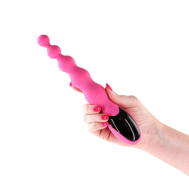 INYA Virtua - Pink 23.9 cm USB Rechargeable Beaded Vibrator