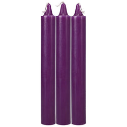 Japanese Drip Candles - Purple - Purple 3 - Pack