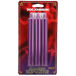 Japanese Drip Candles - Purple - Purple 3-Pack