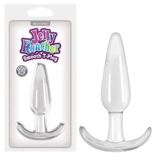 Jelly Rancher Smooth T - Plug - Clear 11 cm (4.3'') Butt Plug