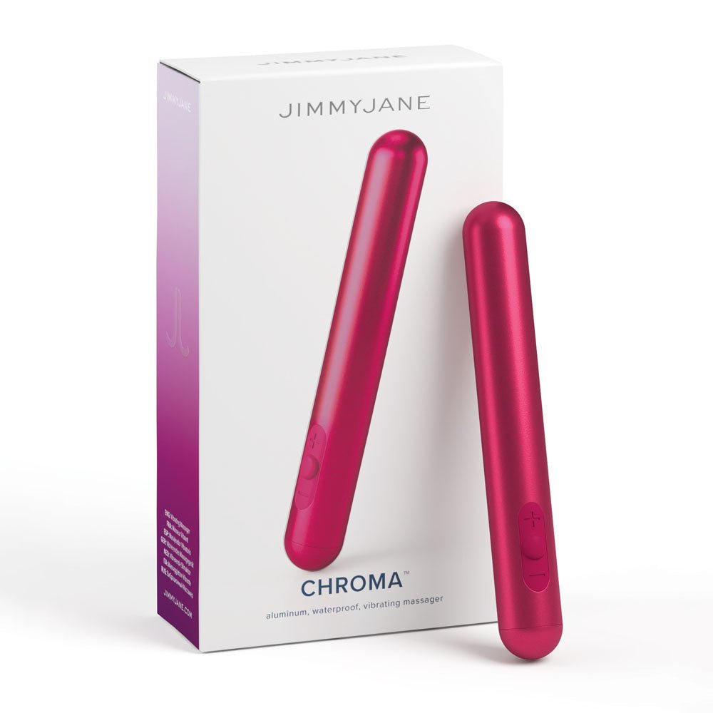 JimmyJane Chroma - Pink 14 cm USB Rechargeable Bullet