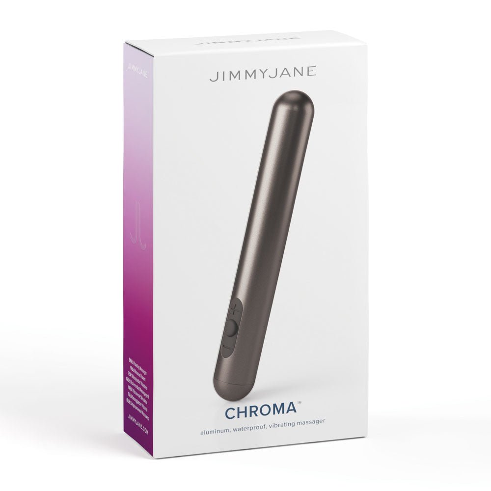 JimmyJane Chroma - Space Grey 14 cm USB Rechargeable Bullet