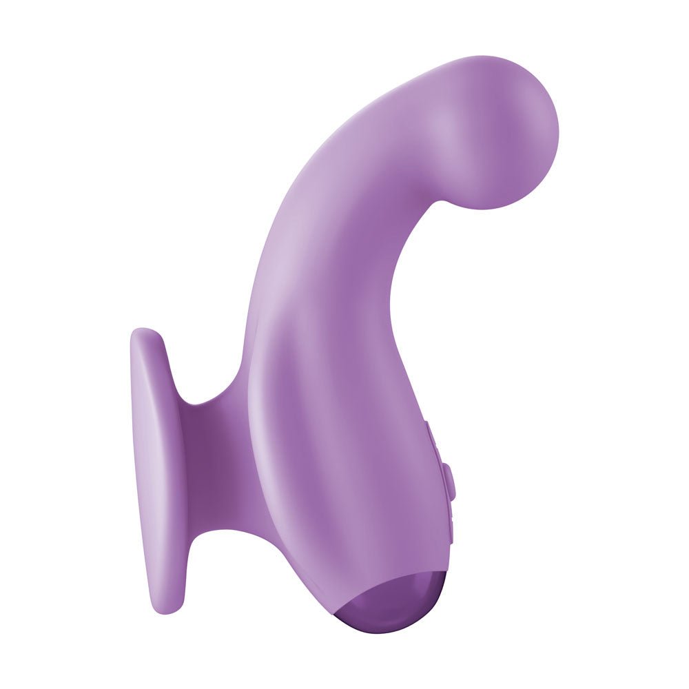 JimmyJane Curved Gripp Purple USB Rechargeable Finger Stimulator