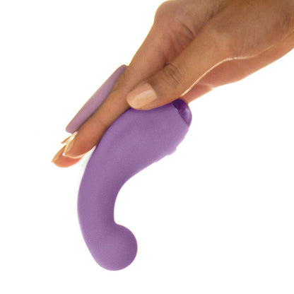 JimmyJane Curved Gripp Purple USB Rechargeable Finger Stimulator