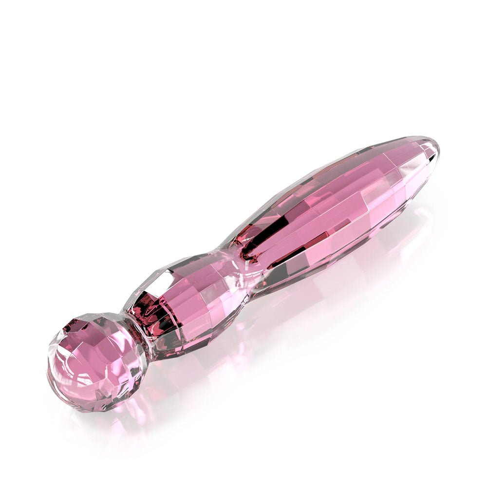 JimmyJane Dillenia Cissus Clear Pink Glass 19.5 cm Dildo