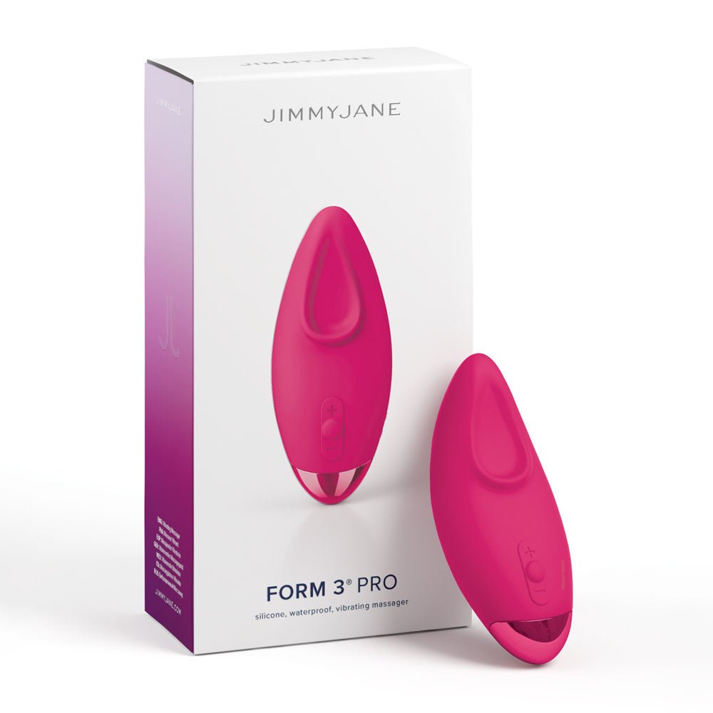 JimmyJane Form 3 PRO - Pink 10.2 cm USB Rechargeable Handheld Stimulator