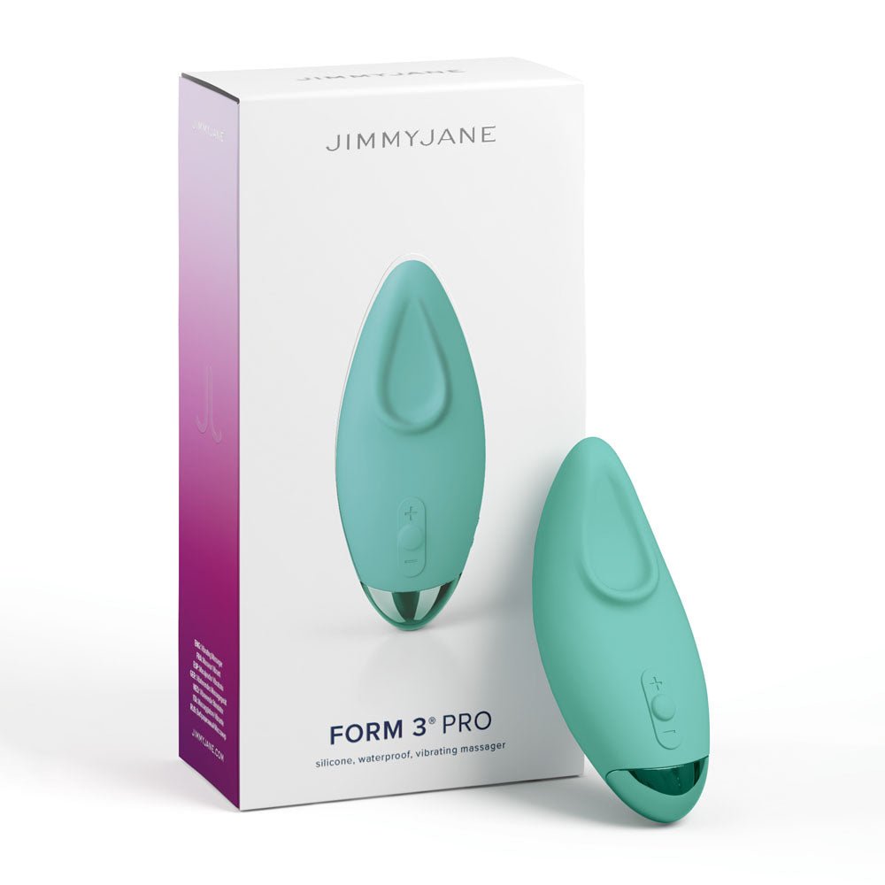 JimmyJane Form 3 PRO - Teal 10.2 cm USB Rechargeable Handheld Stimulator