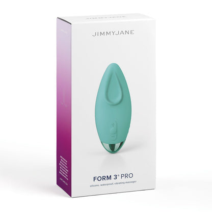 JimmyJane Form 3 PRO - Teal 10.2 cm USB Rechargeable Handheld Stimulator