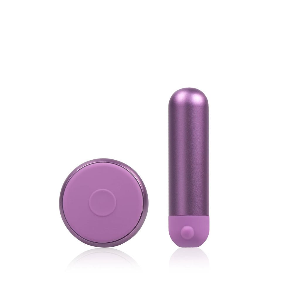 JimmyJane Mini Chroma - Purple 7.8 cm USB Rechargeable Bullet with Wireless Remote