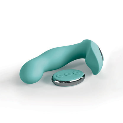 JimmyJane Pulsus G - Spot Teal 15 cm USB Rechargeable Vibrator with Wireless Remote