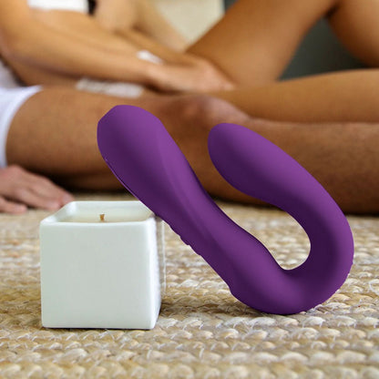 JimmyJane Reflexx Rabbit 1 Purple USB Rechargeable Dual Vibrator