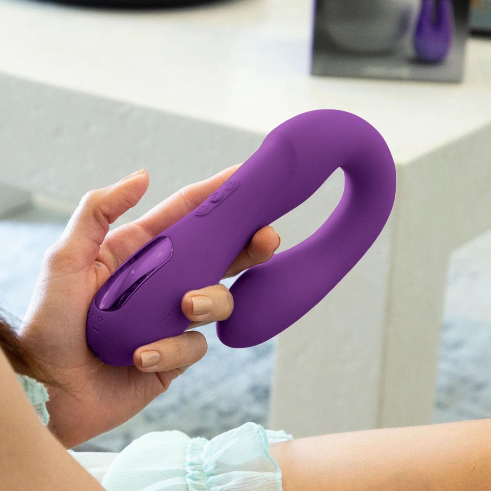 JimmyJane Reflexx Rabbit 1 Purple USB Rechargeable Dual Vibrator