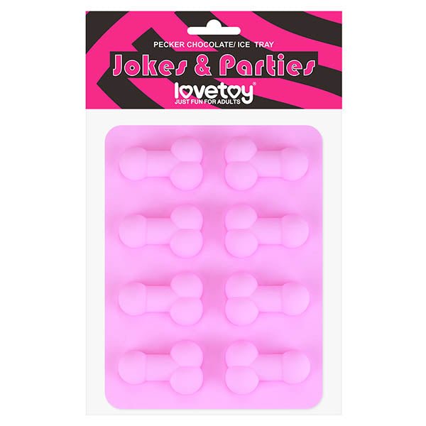 Jokes & Parties Pecker Chocolate/Ice Tray - Silicone Tray - Makes 8 Dickies